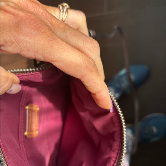 Coach Floral Crossbody Bag - Pink and Brown - Picture 2 of 4